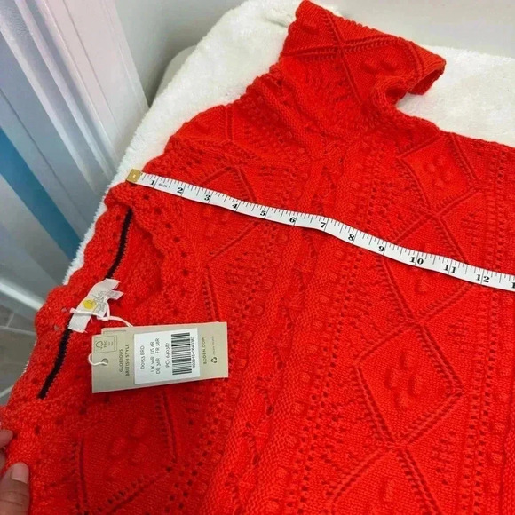Boden Crochet Claudia Textured Knitted Dress 6R - Picture 9 of 11